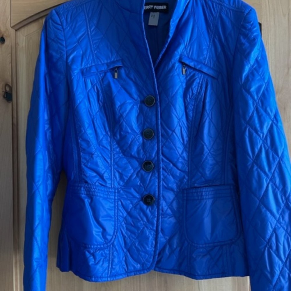 Royal Blue Gerry Weber button down jacket size 10
